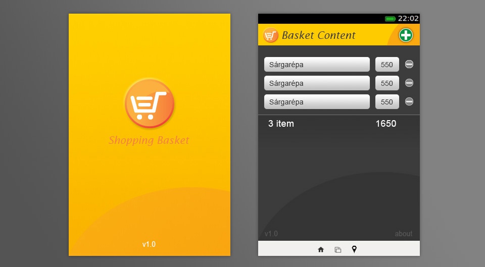 Shopping Basket app
